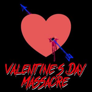 Valentines Day Massacre Sticker